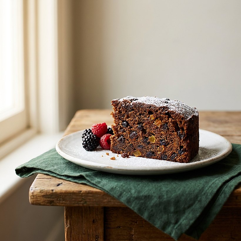 Homemade vegan Caribbean dessert